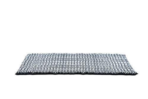 Leewadee Wide Thai Roll Mat 75 x 39 inches Kapok Firm - color: Cbt4 - Black, size: L: 75x39"