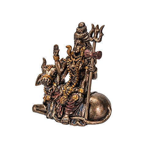 Pacific Giftware Hindu God Lord Shiva Miniature Statue Resin Figurine - color: Lord Shiva