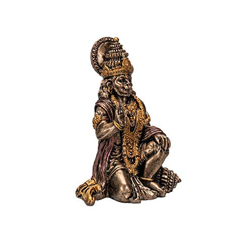 Pacific Giftware Hindu God Hanuman Miniature Statue Resin Figurine - color: Hanuman