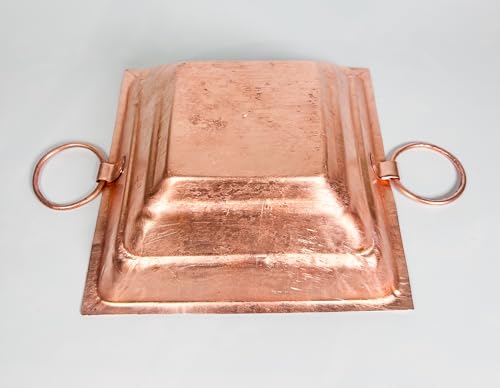 Copper Agnihotra | Copper hawan Kund | Yagya Kund | Homam | Havishyam Mainly Used for Puja (Hawankund Size -8" x 8")
