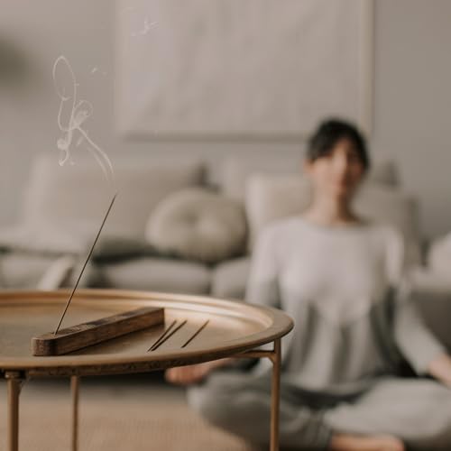 Prabhuji's Gifts Yamuna Hand-Rolled Spiritual Incense Sticks from India - Aromatic Sticks - Stick Incense for Meditation - Yoga, Relaxation, & Aromatherapy Incense - Vanilla, Copal, and Amber