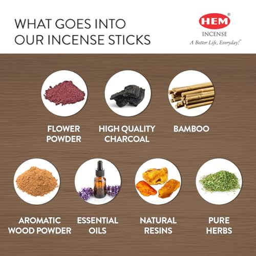 HEM Copal Incense Cones – Pack of 120 Cones (10 Boxes) – Natural Long-Lasting Aroma for Aromatherapy, Cleansing, Stress Relief & Home Fragrance