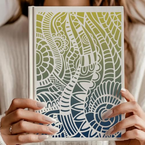 Stencils for Crafts Reusable Texture Stencils 10"x8" - style: Absract