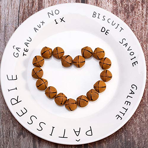 Zhanmai 300 Piece Jingle Bells Bulk for Craft, 0.5 Inch DIY Christmas Bells - color: Rusty, size: 0.5 inch