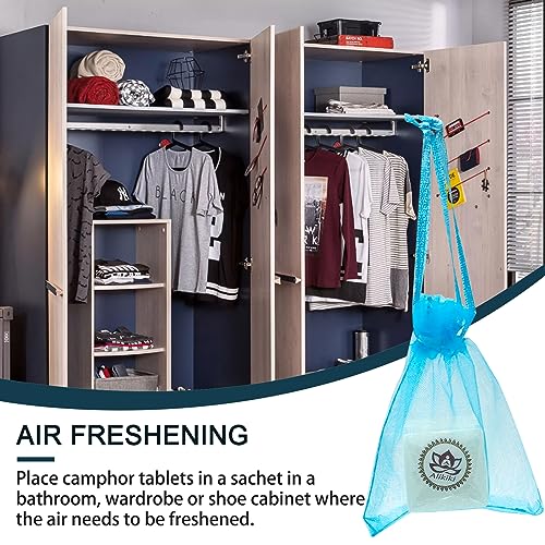Natural Camphor Blocks (300 Grams, 64 Tablets) - Pure Camphor Tablets Cubes for Aromatherapy & Puja Alcanfor en Bloques, Alcanfor by Alikiki