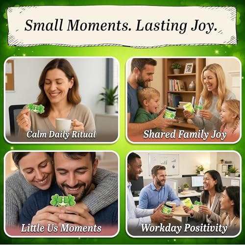 Bible Verse Jar, Mothers Day Gifts For Mom, Birthday Gifts For Women (Positive Shamrock) - style: Positive Shamrock