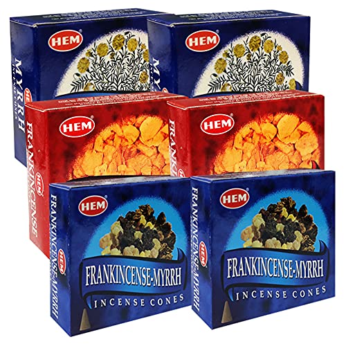 Incense Cones & Holder Bundle Variety Pack from Hem Trumiri Insense Inscents Insencents Insence - color: Blue