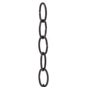B&P Lamp® Antique Brass Finish 8 Gauge Oval Chain - color: Antique Brass Finish