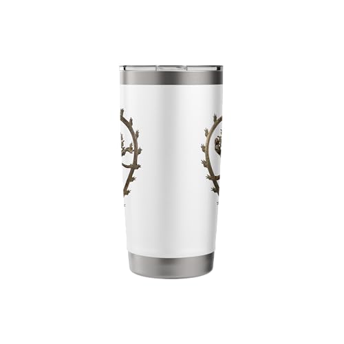 Hindu Shiva Nataraja Dancing Statue Stainless Steel Insulated Tumbler - color: White