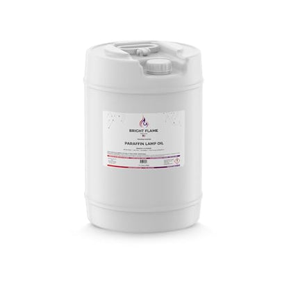 Bright Flame High Purity Paraffin Lamp Oil - Smokeless, Clean Burning, Kosher, 99.5% Pure Bulk Size 1 Gallon - size: 1 Gallon