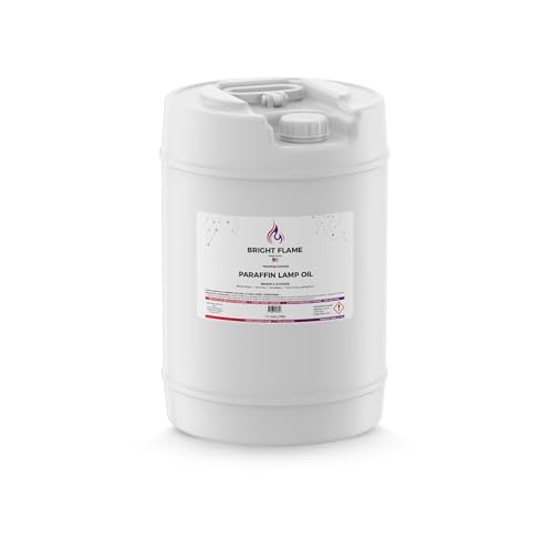BVV Bright Flame High Purity Paraffin Lamp Oil - Smokeless, Clean Burning, Kosher, 99.5% Pure Bulk Size 1 Quart - size: 1 Quart
