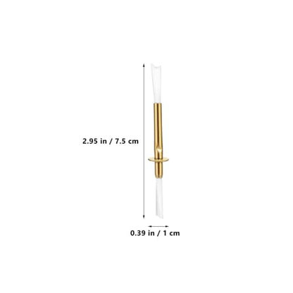 Oil Lamp Wicks 10 Pcs Alloy Fiber Tubes for Kerosene Lamps