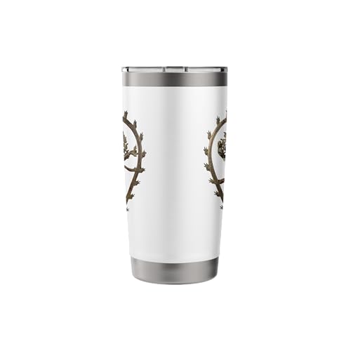 Hindu Shiva Nataraja Dancing Statue Stainless Steel Insulated Tumbler - color: White