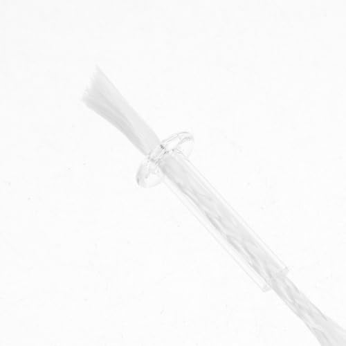 4Pcs Fiberglass Wick Tube Holders Replacement Wicks for Oil Lamps with Cotton Core for Camping Wedding Religious Ceremonies and Outdoor Lighting