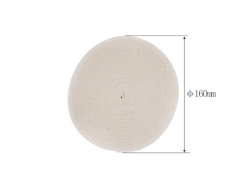 5/8" Inch Lamp Wick or Lantern Wick -Flat Cotton Oil Wicks for Hurricane Lamp or Kerosene Based Lanterns and Candle Burners，Red Stitch 33ft/ Roll - size: 5/8"-33 feet(10m)