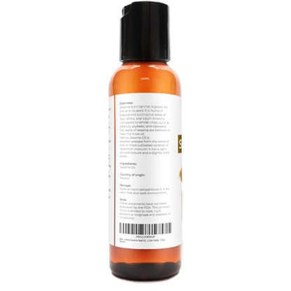 velona Sesame Seed Oil - 2 fl oz, Expeller Pressed, Refined - size: 2 Fl Oz (Pack of 1)