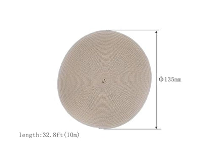 1/2" Inch Lamp Wick or Lantern Wick -Flat Cotton Oil Wicks for Hurricane Lamp or Kerosene Based Lanterns and Candle Burners，Red Stitch 33ft/ Roll（T=1.3mm） - size: 1/2-L10-1.3mm