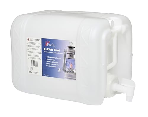 Firefly - Clean Oil Lamp Fuel 5 Gallons - Smokeless Burn - color: Pure, size: 5 Gallons