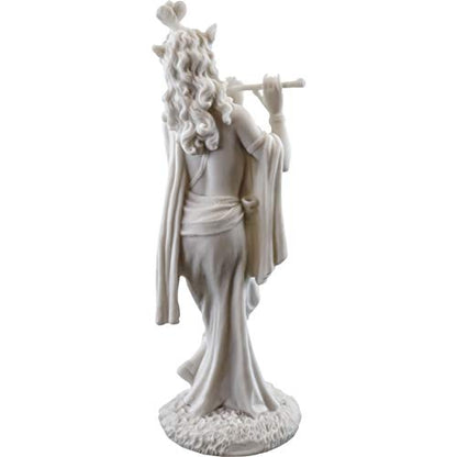 Top Collection Krishna Statue- Hindu God of Love and Divine Joy Sculpture in Premium White Marble Finish- 10-Inch Collectible Figurine