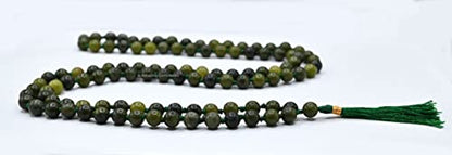 Amazing Gemstone Green Jade Mala - Knotted - color: Green Jade, style: Knotted