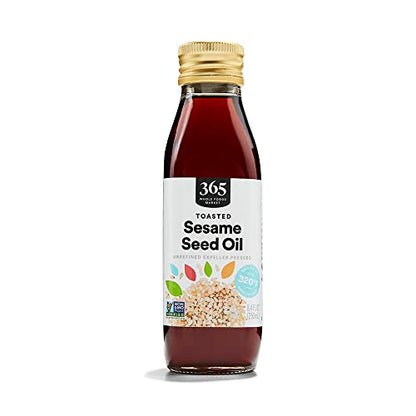 365 by Whole Foods Market, Toasted Sesame Seed Oil, 8.4 Fl Oz - size: 8.4 Fl Oz (Pack of 1)
