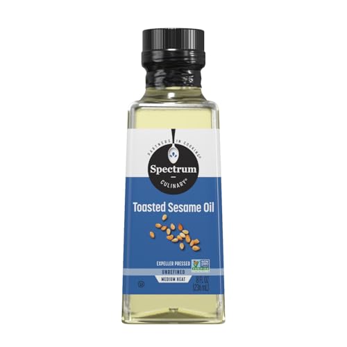 Spectrum Naturals Toasted Sesame Oil, 8 oz - size: 8 Fl Oz (Pack of 1)