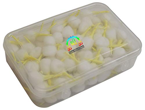 Box Indian Round Cotton Wicks Diwali Pooja Puja Rui Indian Aarti Jyot Batti Candle Hindu Religious Smokeless Wicks Oil Lamps Lanterns Candles
