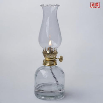 1 1/4 Inch Base by 5 Inch Height Tiny Oil Lamp Chimney Kerosene Lamp Shade Oil Lamp Glass Replacement for Miniature Oil Lamps