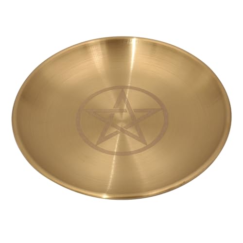 Stainless Steel Pentagram Offering Bowl, 100 ml, Ritual Use, Dishwasher Safe - style: Pentagram