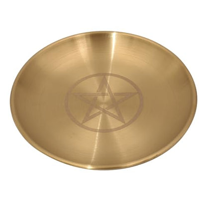 Stainless Steel Pentagram Offering Bowl, 100 ml, Ritual Use, Dishwasher Safe - style: Pentagram