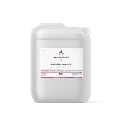 BVV Bright Flame High Purity Paraffin Lamp Oil - Smokeless, Clean Burning, Kosher, 99.5% Pure Bulk Size 5 Gallon - size: 5 Gallon