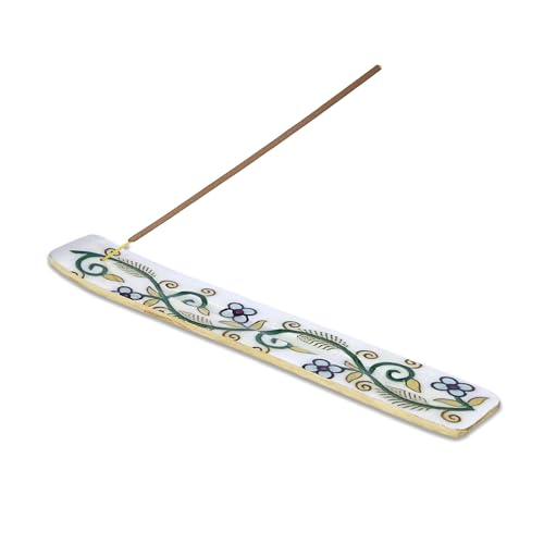 Yajna Traditional-Handmade-Burner Wooden-Incense-Stick-Strip-Holder Ash-Catcher-Stand for-Aromatherapy-Meditation-Yoga (Inner Peace) 10 Inches, Pack of 1 - color: Inner Peace,10 Inch, size: One Holder