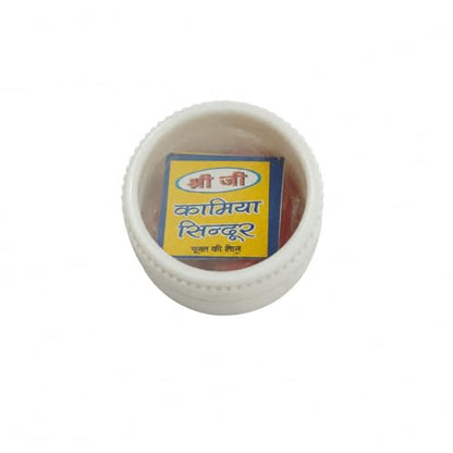 Kamiya Sindoor for Shri Kamakhya Devi, Traditional Puja Sindoor Powder, Religious Worship Accessory, 8 Gram Pack