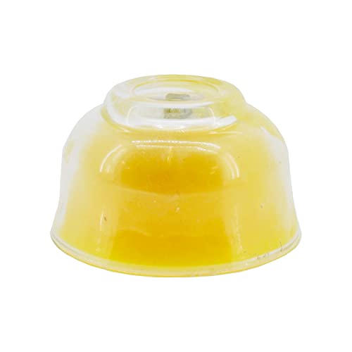 Mandala Crafts Tibetan Buddhist Tealight Vanaspati Ghee Butter Lamp Candle Set(10 Small Clear Cups)