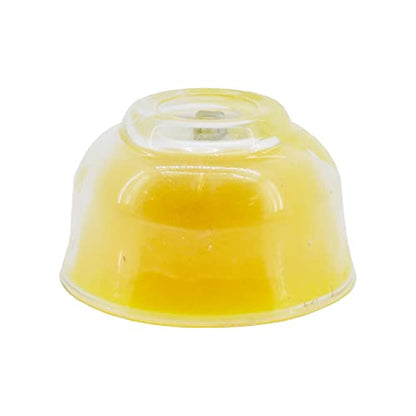 Mandala Crafts Tibetan Buddhist Tealight Vanaspati Ghee Butter Lamp Candle Set(10 Small Clear Cups)