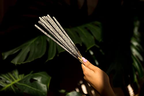 Copal Incense Sticks, 40 Pcs, Handmade White Copal Resin from Mexico