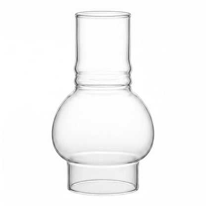 Oil Lamp Chimney Replacement Hurricane Lamp Clear Glass Shade for Kerosene Lamps 3-inch Base x 6.5 Inch Tall (1 Pack)