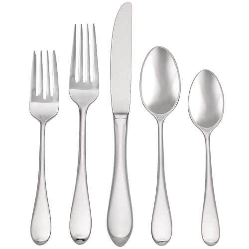 Gorham Studio 45-Piece 18/10 Silverware Set for 8, Flatware - style: 45-Piece Flatware Set