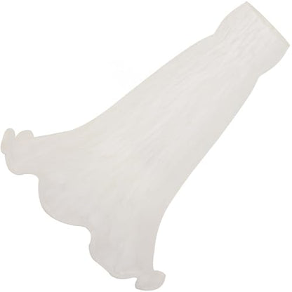 Bieye LS10S Lily Flower Blown Glass Lampshade (White, Opening I.D. 0.87" x O.D. 1") - color: White, size: Small I.D. 0.87" x O.D. 1"