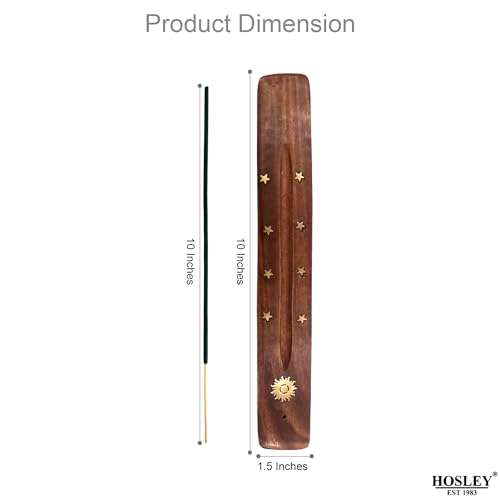 Hosley Aromatherapy 480 Pack Incense Sticks Lavender Eucalyptus Mint Sandalwood Sweet Pea Jasmine Tropical Mist Apple Cinnamon Fresh Bamboo Dragon's Blood Myrrh Lavender Lilac Hills, and Frankincense - color: Multicolor 11