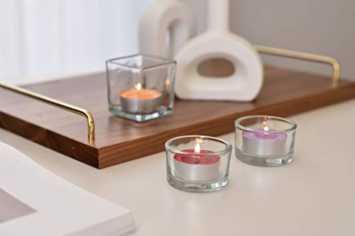 COCODOR Scented Tealight Candles/Honey Peach / 25 Pack / 4-5 Hour Extended Burn Time/Made in Italy, Cotton Wick, Scented Home Deco, Fragrance, Mother's Day - color: Honey Peach, size: Tealight 25P