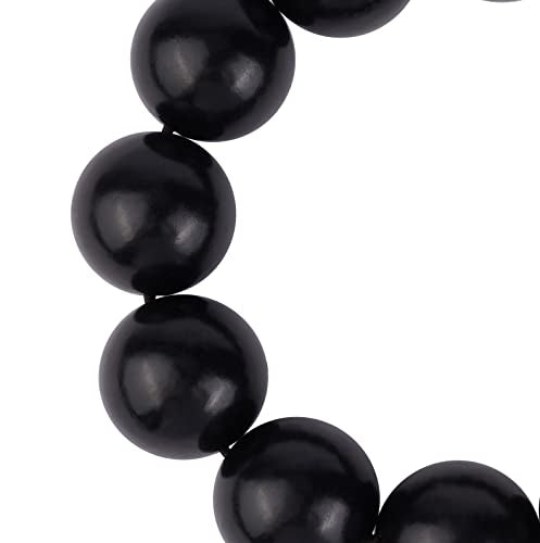 Prayer Bead bracelet Mala Beaded Bracelets for Men Women 12/15MM … - color: 18mm 13 beads ebony