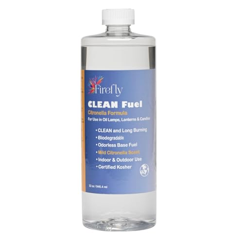 Firefly Fuel Clean Fuel - Citronella Lamp Oil - Smokeless 32 oz. - color: Citronella Formula, size: 32 oz.