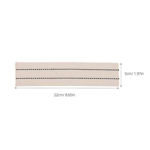WOONEKY 3-Pack Cotton Flat Oil Lamp Wick Replacement 8.66In Long for Kerosene Lanterns Hurricane Lamps Oil Burners Indoor & Outdoor Emergency Lighting - size: 22.00X5.00X0.20CM
