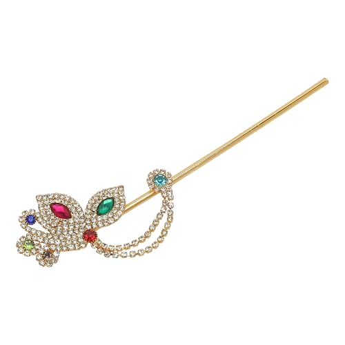 Brass Bansuri for Laddu Gopal God Idol Flute Krishna Temple Pooja -5.5" - color: Flower