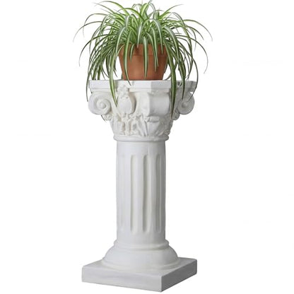 1 Pack 21.7 Inches Roman Column and Pillars Plant Pedestal Column Stand Wedding Greek Pillar for Outdoor Indoor Garden Birthday Party Display Pedestal Stand for Plants (Elegant) - style: Elegant