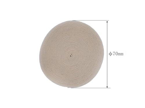 3/8" Inch Lamp Wick or Lantern Wick -Flat Cotton Oil Wicks for Hurricane Lamp or Kerosene Based Lanterns and Candle Burners，Red Stitch 13ft/ 2 Rolls - size: 3/8"-13 feet(4m)