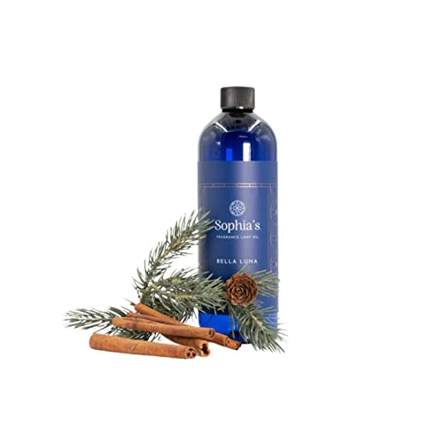 Sophia's Bella Luna Fragrance Oil Refills for Redolere Lamps, Effusion Lamp Oil, Catalytic Scented Oil, 16 Fluid Ounces, Made in USA - color: Bella Luna
