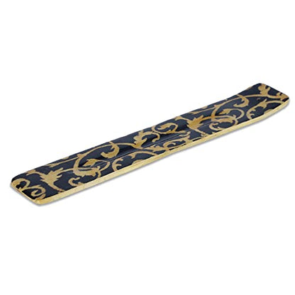 Bless-International Traditional-Handmade-Burner Wooden-Incense-Stick-Holder Ash-Catcher-Stand for-Aromatherapy-Meditation-Yoga (Beautiful Mind) 10 Inches, Pack of 1 - color: Beautiful Mind,10 Inch, size: One Holder