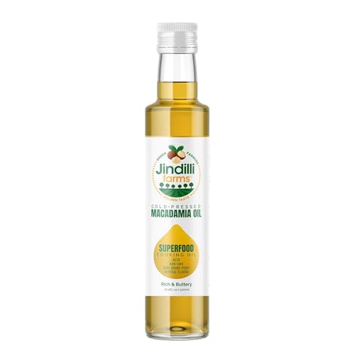 Jindilli Farms Macadamia Nut Cooking Oil, Pure Cold-Pressed, 16.9 Fl Oz - size: 16.9 Fl Oz (Pack of 1)